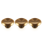 Ensemble de trois grands boutons dorés